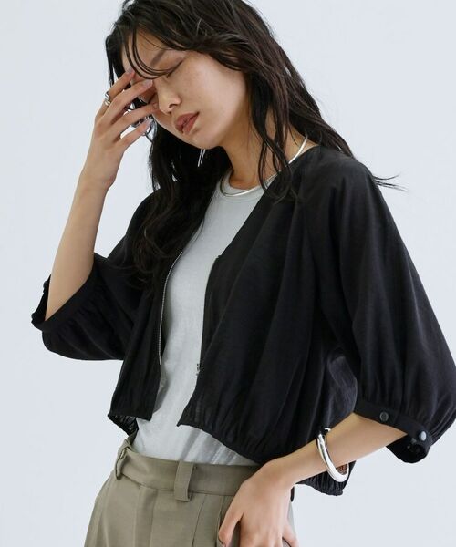 GALLEST / ギャレスト レザーブルゾン・ジャケット | ジップアップライトブルゾン | 詳細4