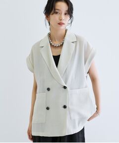 GALLEST / ギャレスト テーラードジャケット | ワッシャー半袖シャツジャケット