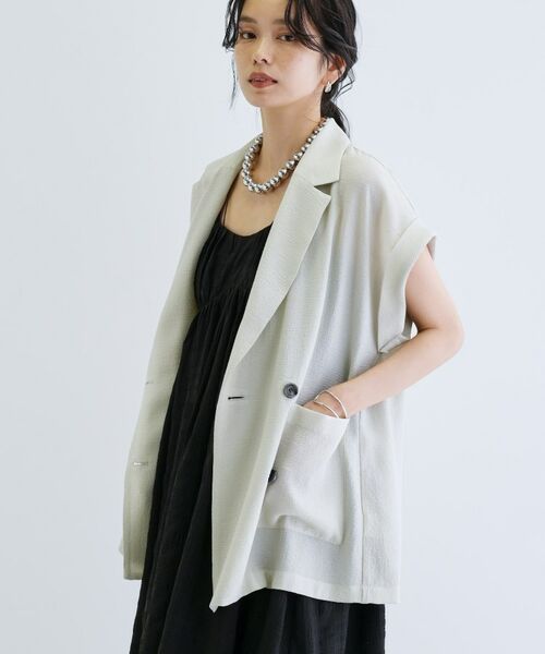 GALLEST / ギャレスト テーラードジャケット | ワッシャー半袖シャツジャケット | 詳細14