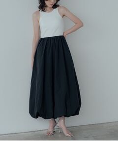 GALLEST / ギャレスト ロング・マキシ丈ワンピース | 【一部店舗限定】テレコタンクドッキングワンピース