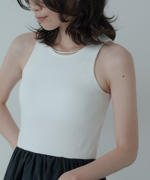 GALLEST / ギャレスト ロング・マキシ丈ワンピース | 【一部店舗限定】テレコタンクドッキングワンピース | 詳細12