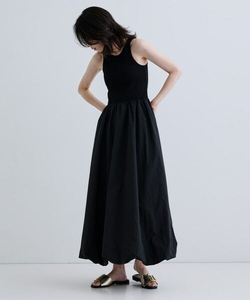 GALLEST / ギャレスト ロング・マキシ丈ワンピース | 【一部店舗限定】テレコタンクドッキングワンピース | 詳細2