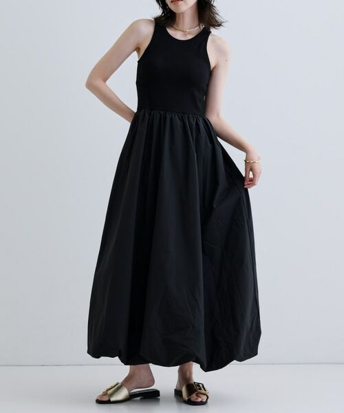 GALLEST / ギャレスト ロング・マキシ丈ワンピース | 【一部店舗限定】テレコタンクドッキングワンピース | 詳細3