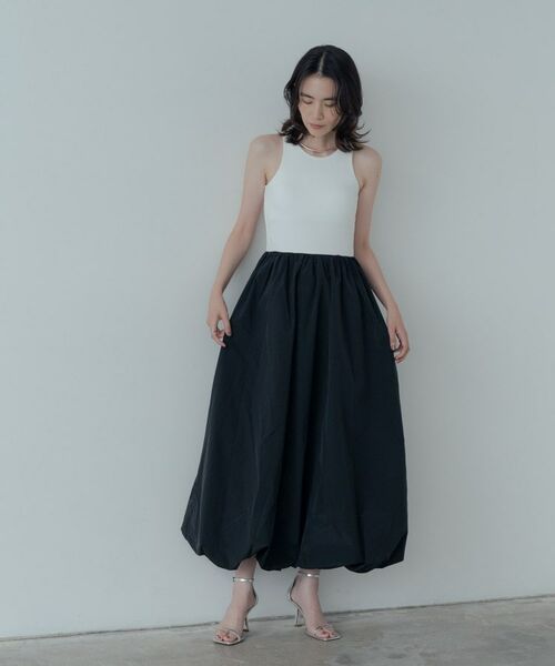 GALLEST / ギャレスト ロング・マキシ丈ワンピース | 【一部店舗限定】テレコタンクドッキングワンピース | 詳細7