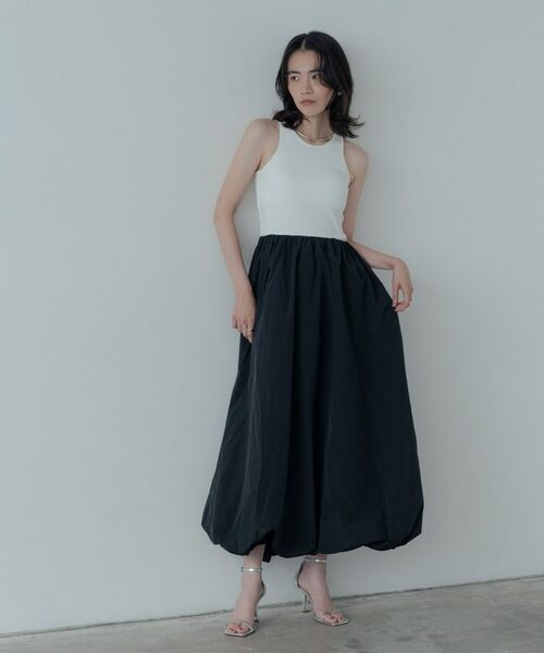 GALLEST / ギャレスト ロング・マキシ丈ワンピース | 【一部店舗限定】テレコタンクドッキングワンピース | 詳細8