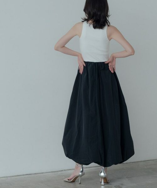 GALLEST / ギャレスト ロング・マキシ丈ワンピース | 【一部店舗限定】テレコタンクドッキングワンピース | 詳細9