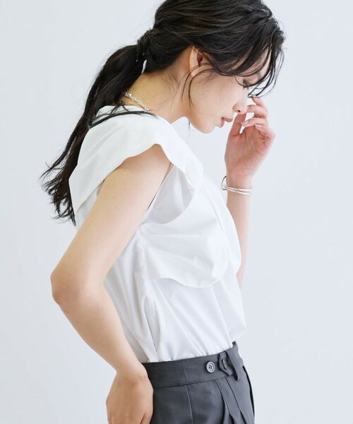 GALLEST / ギャレスト シャツ・ブラウス | ドレープフォルムブラウス | 詳細15