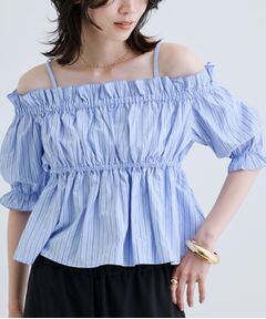 GALLEST / ギャレスト シャツ・ブラウス | 【一部店舗限定】オフショルシャーリングブラウス