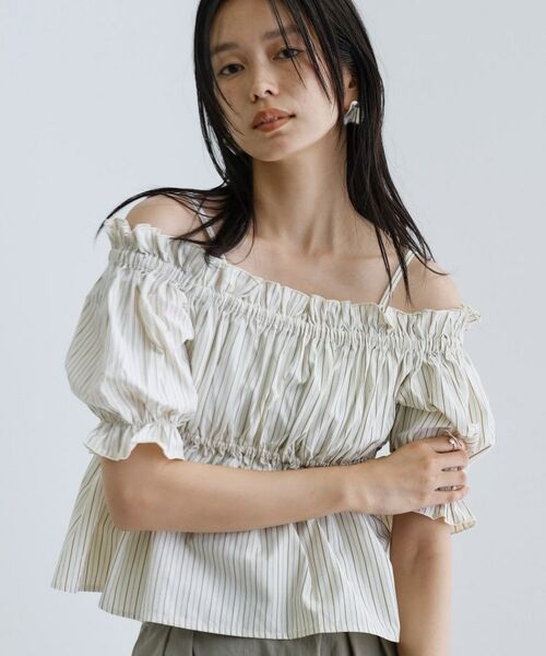 GALLEST / ギャレスト シャツ・ブラウス | 【一部店舗限定】オフショルシャーリングブラウス | 詳細18