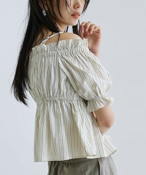 GALLEST / ギャレスト シャツ・ブラウス | 【一部店舗限定】オフショルシャーリングブラウス | 詳細22