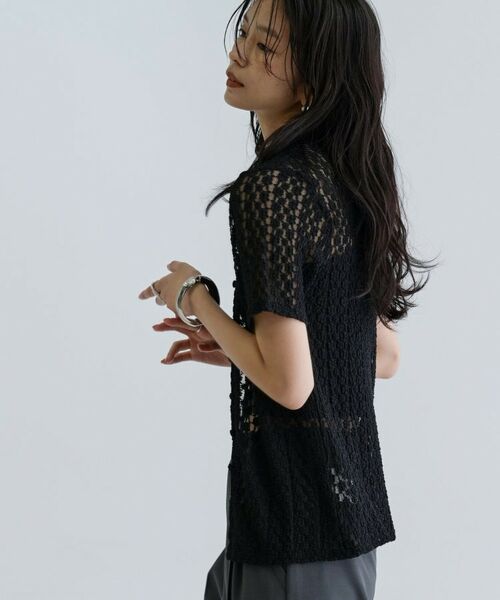 GALLEST / ギャレスト シャツ・ブラウス | 【一部店舗限定】カットレースポロ | 詳細11
