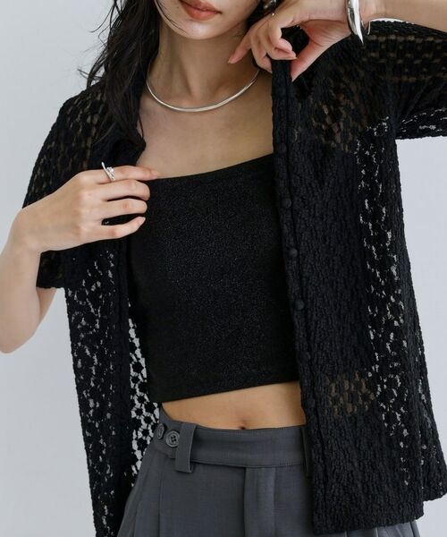 GALLEST / ギャレスト シャツ・ブラウス | 【一部店舗限定】カットレースポロ | 詳細13