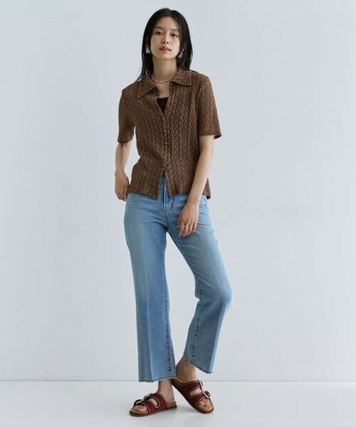 GALLEST / ギャレスト シャツ・ブラウス | 【一部店舗限定】カットレースポロ | 詳細15