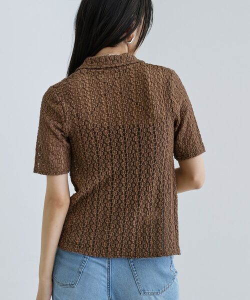 GALLEST / ギャレスト シャツ・ブラウス | 【一部店舗限定】カットレースポロ | 詳細19