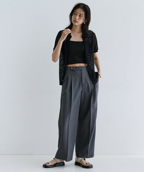 GALLEST / ギャレスト シャツ・ブラウス | 【一部店舗限定】カットレースポロ | 詳細9