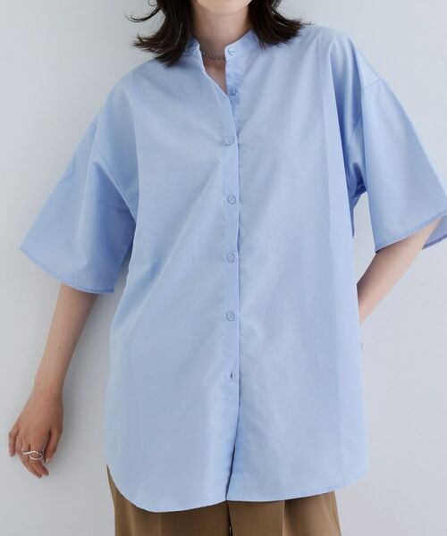 GALLEST / ギャレスト シャツ・ブラウス | 【一部店舗限定】ベアトップ付き半袖ワイドシャツ | 詳細15