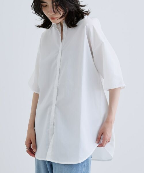 GALLEST / ギャレスト シャツ・ブラウス | 【一部店舗限定】ベアトップ付き半袖ワイドシャツ | 詳細7
