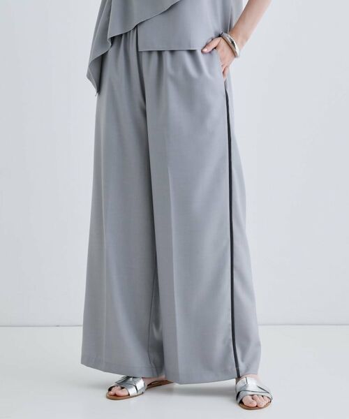 GALLEST / ギャレスト パンツ | 【セットアップ可能】サキソニーサイドラインパンツ(ライトグレー(011))