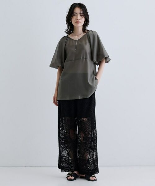 GALLEST / ギャレスト シャツ・ブラウス | ボリュームスリーブブラウス | 詳細8