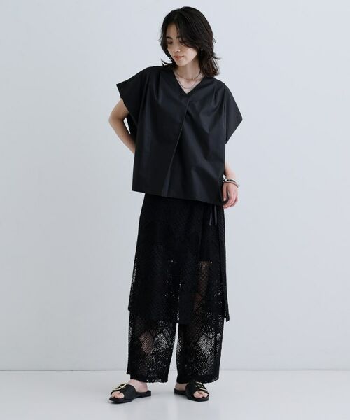 GALLEST / ギャレスト シャツ・ブラウス | スリーブレスタックブラウス | 詳細2