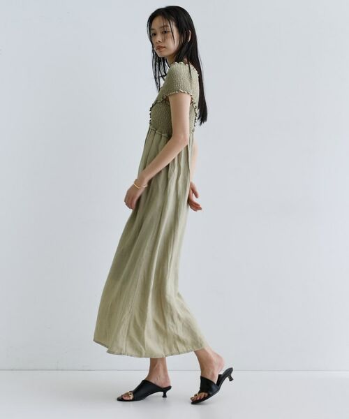 GALLEST / ギャレスト ロング・マキシ丈ワンピース | 【一部店舗限定】シャーリングクロスワンピース | 詳細17