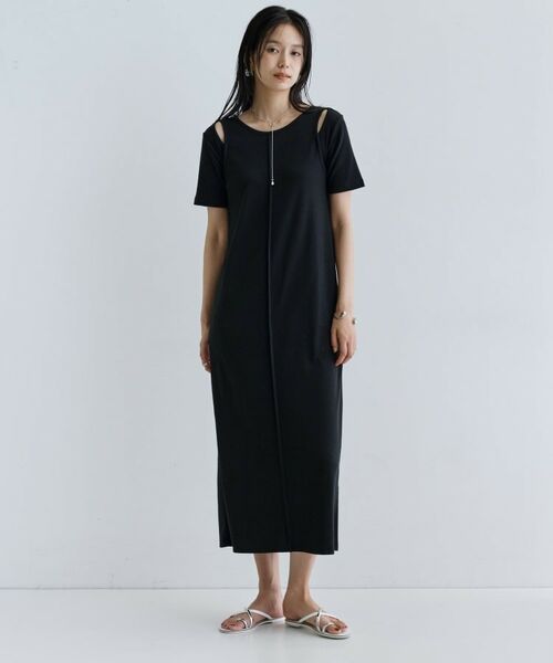 GALLEST / ギャレスト ロング・マキシ丈ワンピース | 【一部店舗限定】リブカットソーワンピース | 詳細12