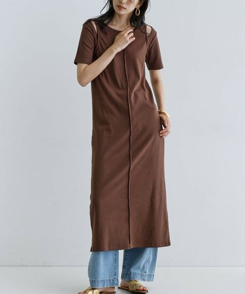 GALLEST / ギャレスト ロング・マキシ丈ワンピース | 【一部店舗限定】リブカットソーワンピース | 詳細3