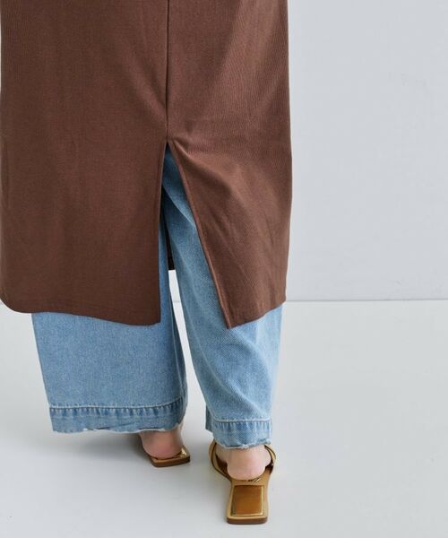 GALLEST / ギャレスト ロング・マキシ丈ワンピース | 【一部店舗限定】リブカットソーワンピース | 詳細6