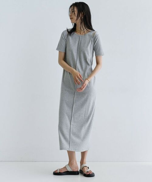 GALLEST / ギャレスト ロング・マキシ丈ワンピース | 【一部店舗限定】リブカットソーワンピース | 詳細8