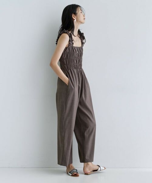 GALLEST / ギャレスト サロペット・オールインワン | 【一部店舗限定】ショルダーシャーリングサロペット | 詳細12