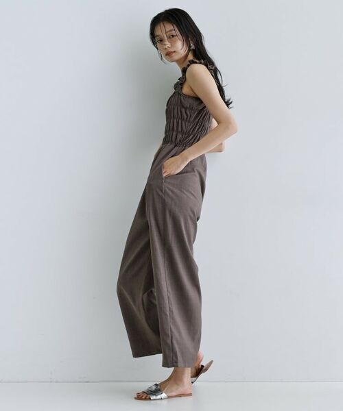 GALLEST / ギャレスト サロペット・オールインワン | 【一部店舗限定】ショルダーシャーリングサロペット | 詳細15