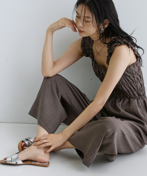 GALLEST / ギャレスト サロペット・オールインワン | 【一部店舗限定】ショルダーシャーリングサロペット | 詳細16