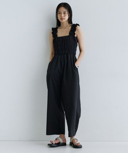 GALLEST / ギャレスト サロペット・オールインワン | 【一部店舗限定】ショルダーシャーリングサロペット | 詳細18