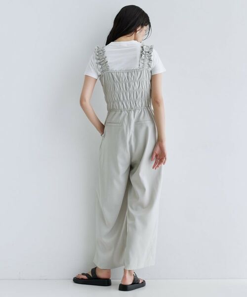 GALLEST / ギャレスト サロペット・オールインワン | 【一部店舗限定】ショルダーシャーリングサロペット | 詳細5