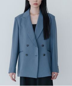 GALLEST / ギャレスト テーラードジャケット | 【セットアップ対応】ウーステッドライクダブルジャケット