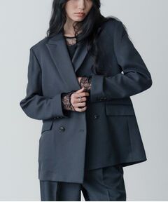 GALLEST / ギャレスト テーラードジャケット | 【セットアップ対応】ウーステッドライクダブルジャケット