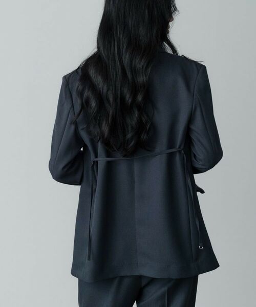 GALLEST / ギャレスト テーラードジャケット | 【セットアップ対応】ウーステッドライクダブルジャケット | 詳細10