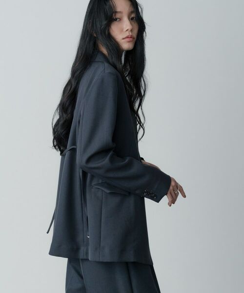 GALLEST / ギャレスト テーラードジャケット | 【セットアップ対応】ウーステッドライクダブルジャケット | 詳細11