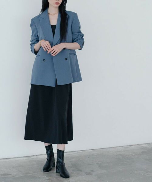 GALLEST / ギャレスト テーラードジャケット | 【セットアップ対応】ウーステッドライクダブルジャケット | 詳細3