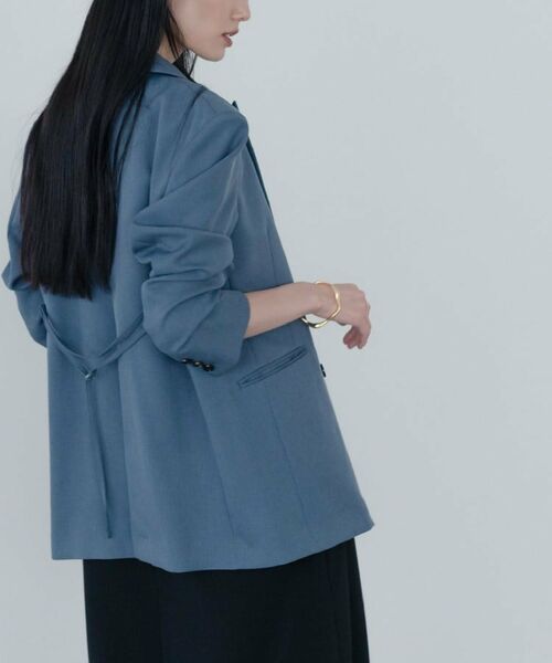 GALLEST / ギャレスト テーラードジャケット | 【セットアップ対応】ウーステッドライクダブルジャケット | 詳細4