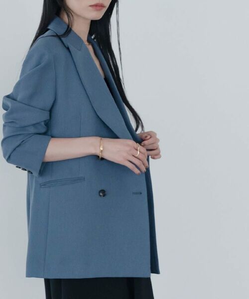 GALLEST / ギャレスト テーラードジャケット | 【セットアップ対応】ウーステッドライクダブルジャケット | 詳細6