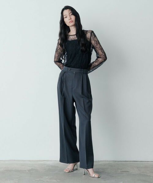 GALLEST / ギャレスト パンツ | 【セットアップ対応】ウーステッドライクスラックス | 詳細1