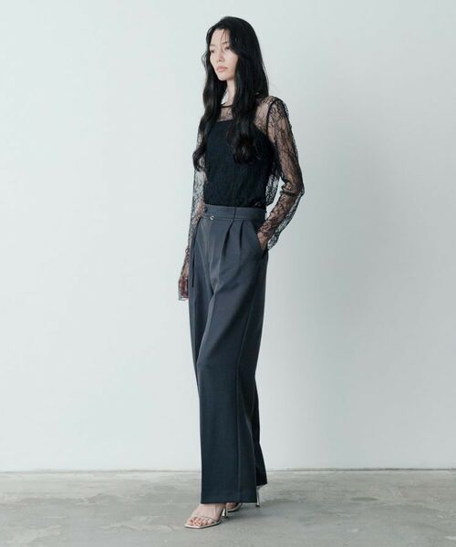 GALLEST / ギャレスト パンツ | 【セットアップ対応】ウーステッドライクスラックス | 詳細2