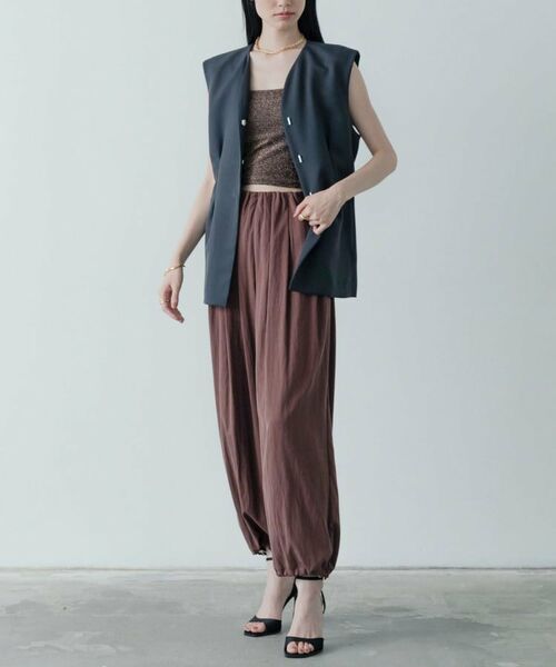 GALLEST / ギャレスト パンツ | ウエストギャザーパンツ | 詳細11