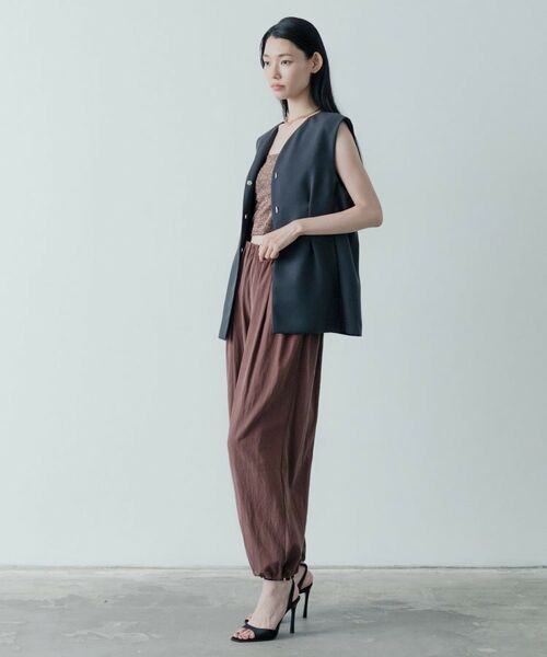 GALLEST / ギャレスト パンツ | ウエストギャザーパンツ | 詳細12