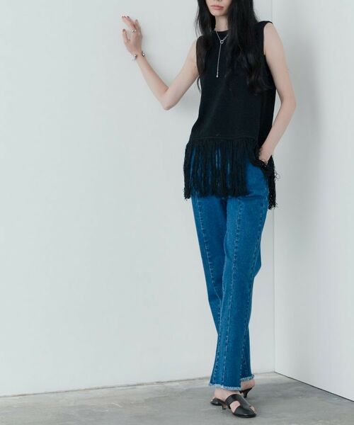 GALLEST / ギャレスト デニムパンツ | センターピンタックデニム | 詳細1