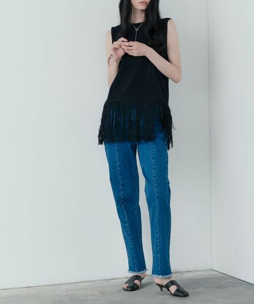 GALLEST / ギャレスト デニムパンツ | センターピンタックデニム | 詳細2