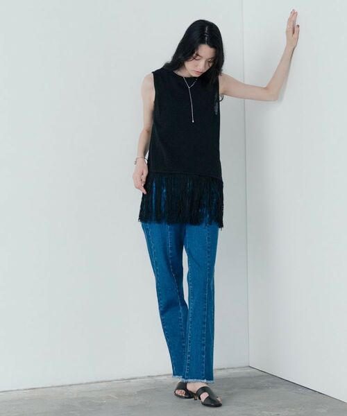 GALLEST / ギャレスト デニムパンツ | センターピンタックデニム | 詳細3