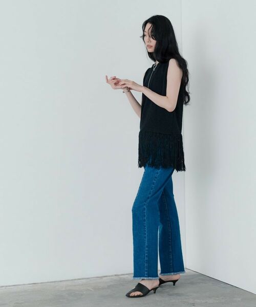 GALLEST / ギャレスト デニムパンツ | センターピンタックデニム | 詳細4