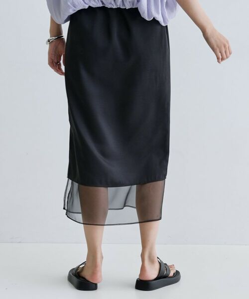 GALLEST / ギャレスト ロング・マキシ丈スカート | オーガンジーレイヤースカート | 詳細11